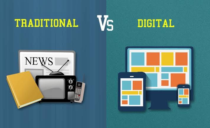 traditional marketing ,modern marketing